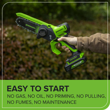 24V 6" Gen 2 Cordless Battery Brushless Pruner Saw (Tool Only)