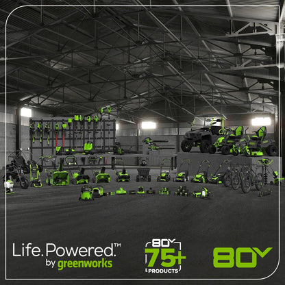 80V All-Terrain 2-Seat Electric Youth Go-Kart: (2) 8Ah Batteries and Dual-Port Charger