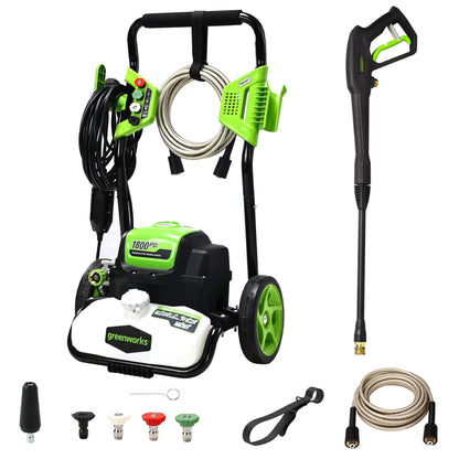 1800 PSI 1.1 GPM Corded Electric Pressure Washer (Open Frame)
