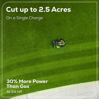 60V 42" Electric CrossoverZ Zero Turn Mower: (6) 8 Ah Batteries and 600W Wall Charger, CRZ4262