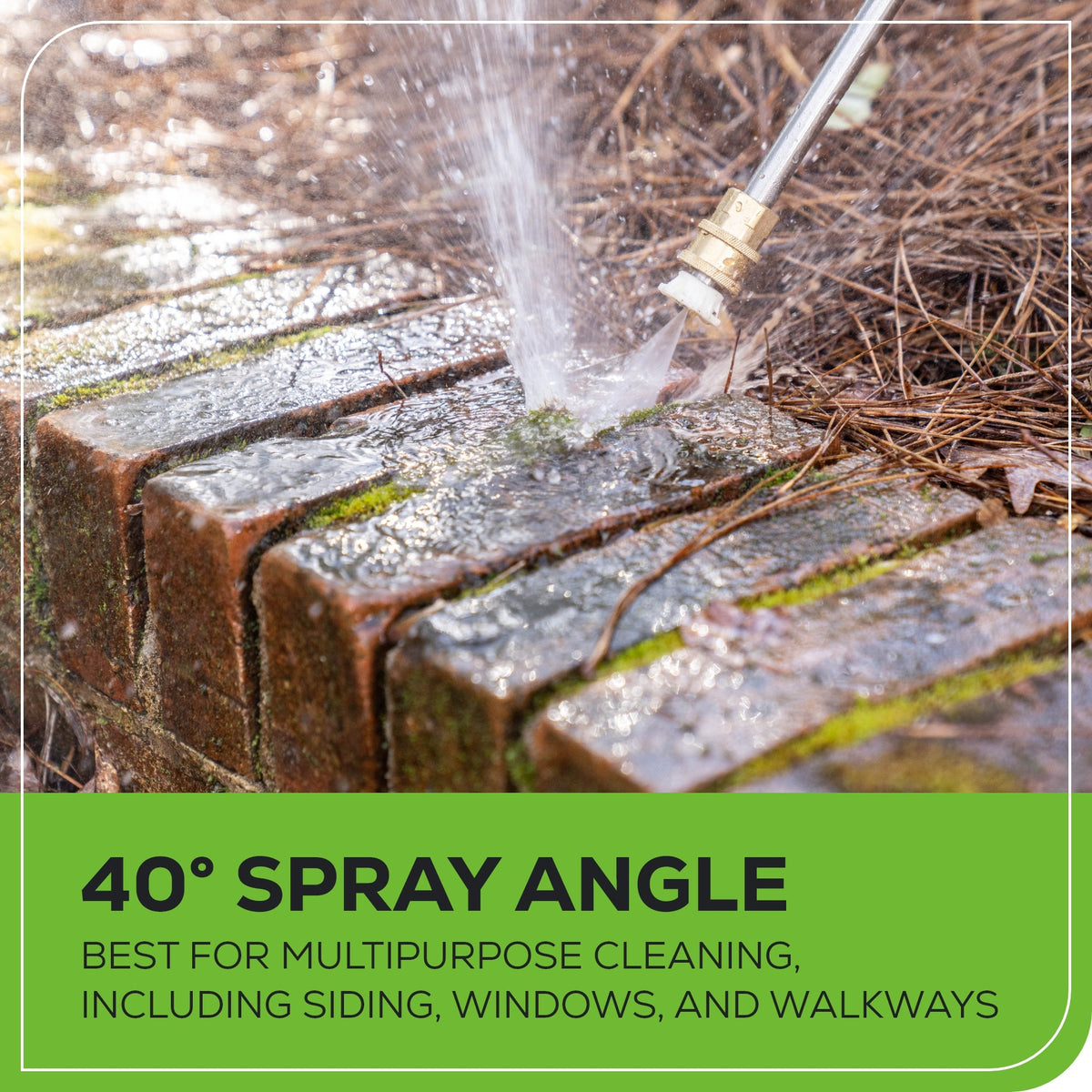 2000 PSI 1.2 GPM Cold Water Electric Pressure Washer (Green Frame)