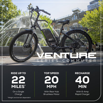 80V VENTURE Series 27.5" Electric Commuter Bike (Tool Only)