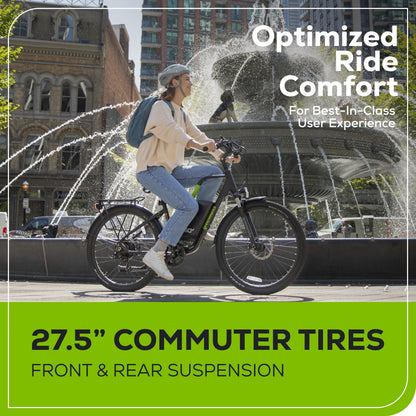 80V VENTURE Series 27.5" Electric Commuter Bike (Tool Only)