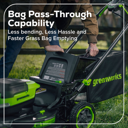 80V 21" Cordless Battery 4-in-1 Self-Propelled Mower: (1) 4.0Ah,(1) 2.0Ah Batteries & 2A Charger, LM2108S