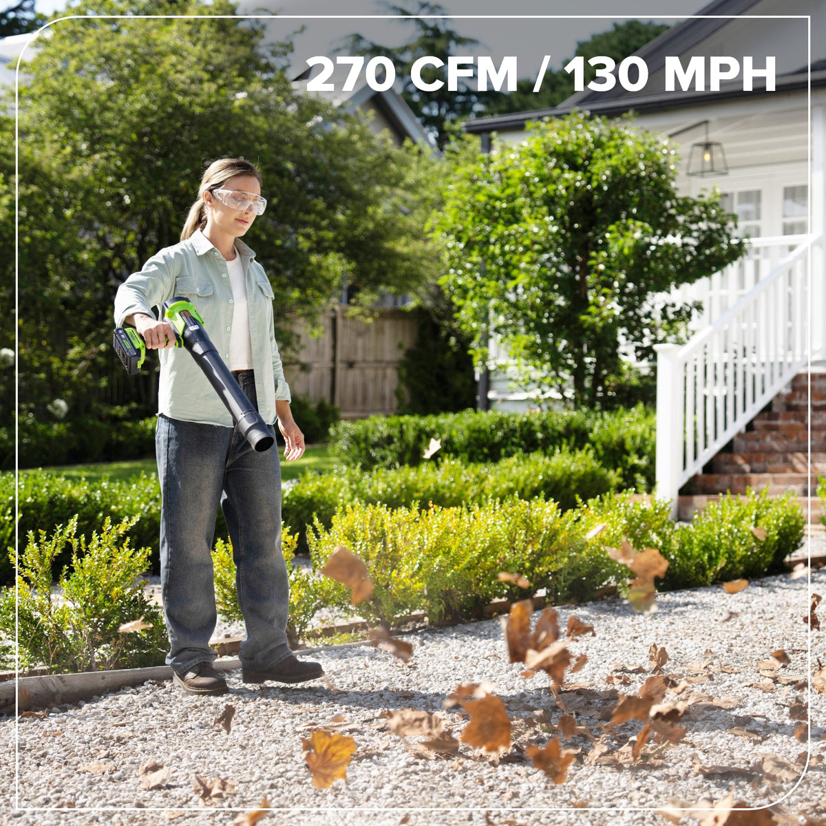 24V 270 CFM Cordless Battery Brushless Blower (Tool Only)