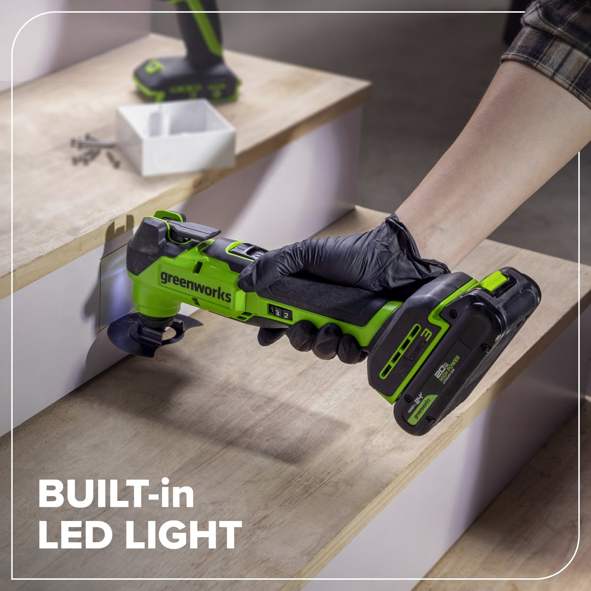 24V Cordless 400 in-lbs Drill/Driver Power Tool 10PC Combo Kit w/ (2) 4.0 Ah and (1) 2.0 Ah USB-C Batteries and Charger