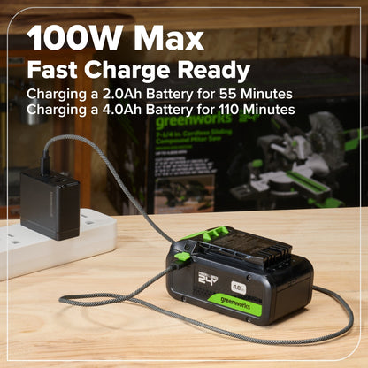 24V Cordless 400 in-lbs Drill/Driver Power Tool 10PC Combo Kit w/ (2) 4.0 Ah and (1) 2.0 Ah USB-C Batteries and Charger