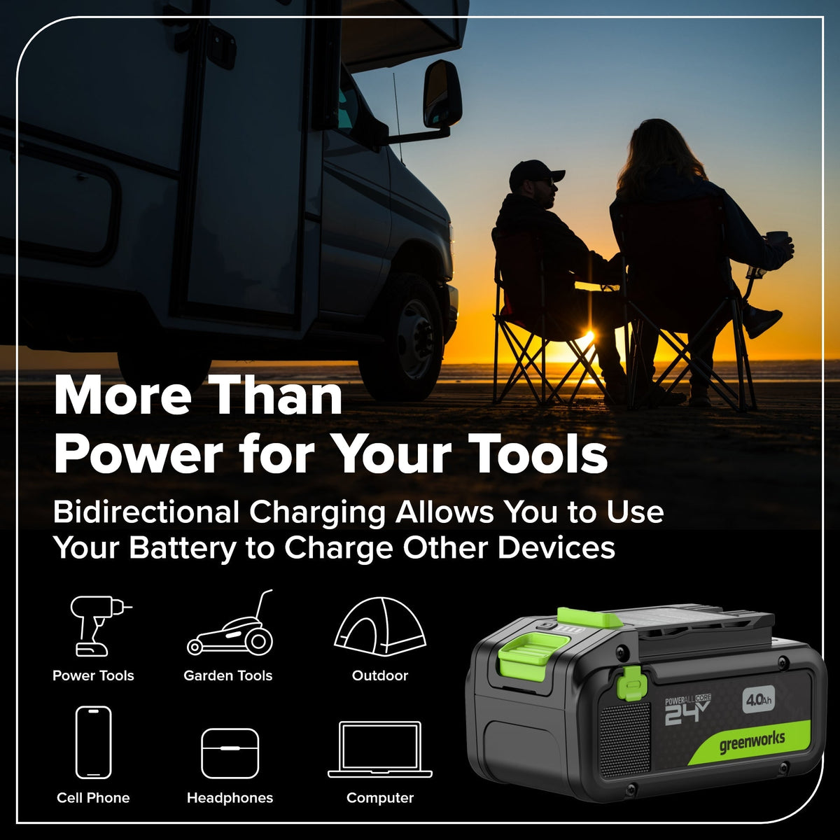 24V Cordless 400 in-lbs Drill/Driver Power Tool 10PC Combo Kit w/ (2) 4.0 Ah and (1) 2.0 Ah USB-C Batteries and Charger