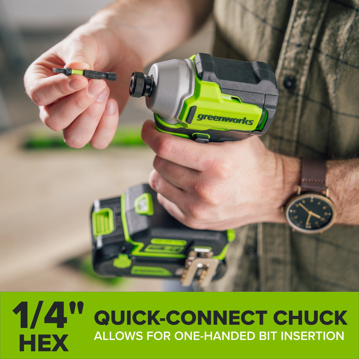 24V Cordless 280 in-lbs Drill/Driver Power Tool 6PC Combo Kit: (2) 2.0 Ah USB-C Batteries, 30W USB-C Charger Block, and 3' 100W USB-C Cable