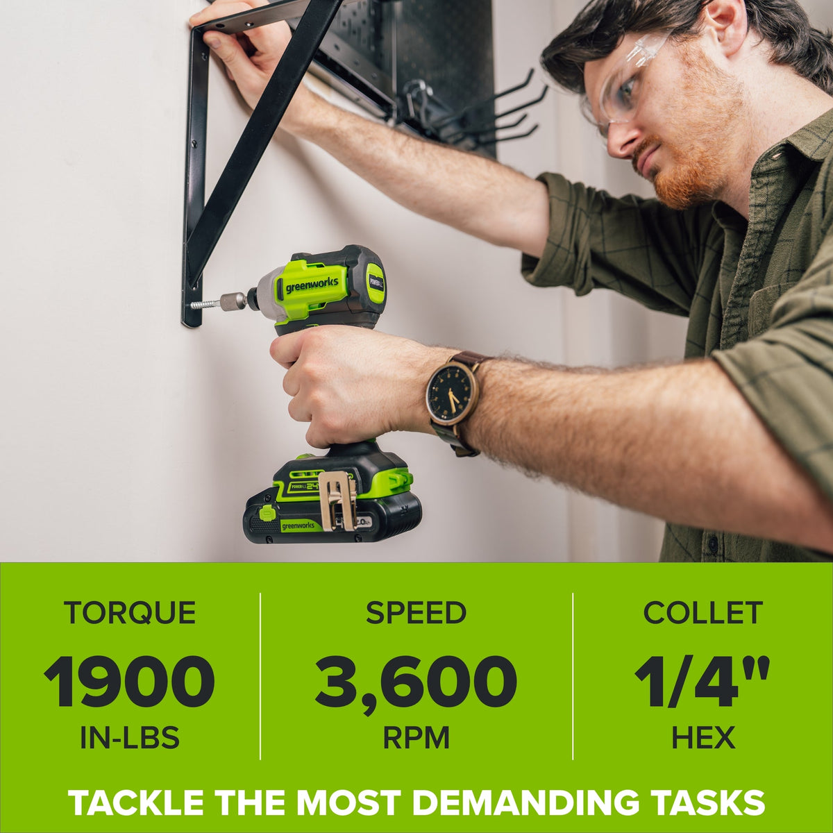 24V Cordless 280 in-lbs Drill/Driver Power Tool 4PC Combo Kit: (2) 2.0 Ah USB-C Batteries, 30W USB-C Charger Block, and 3' 100W USB-C Cable