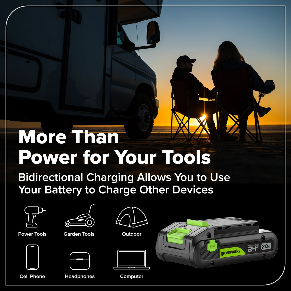 24V Cordless 400 in-lbs Drill/Driver Power Tool 8PC Combo Kit w/ (2) 4.0 Ah and (1) 2.0 Ah USB-C Batteries and Charger
