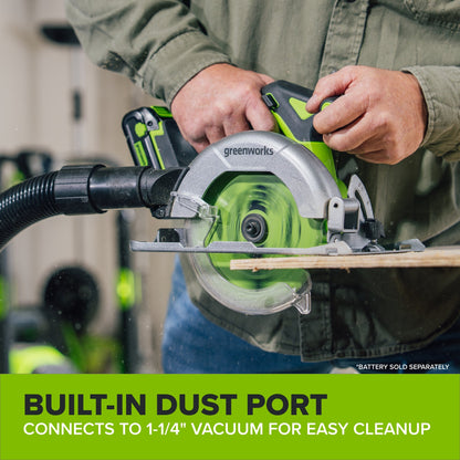 24V PowerAll 3/8" Drill Driver (280 in-lbs) & 6-1/2" Circular Saw (5000 RPM) Combo Kit: (1) 2.0Ah USB-C Battery, (1) 30W USB-C Charger, (1) 3' 100W USB-C Cable