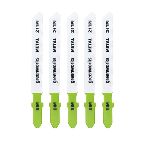 5-PC 3-5/8 in. 24 TPI HSS Thin Metal Jigsaw Blade