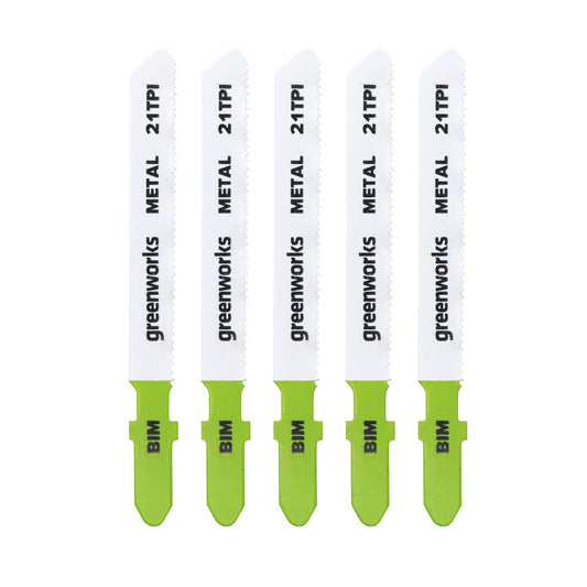 5-PC 3-5/8 in. 24 TPI HSS Thin Metal Jigsaw Blade